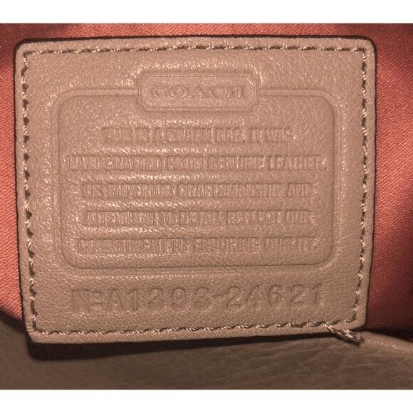 Coach Madison Phoebe Beige Pebbled Leather Hobo Shoulder Bag 24621 - Picture 11 of 11